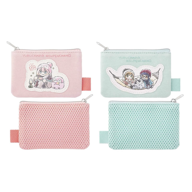 Yuru Camp x Koupen chan Small Pouch 2pcs Set