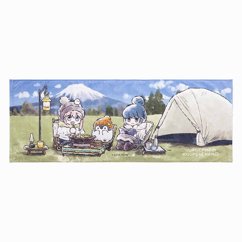 Yuru Camp x Koupen chan Mini Bath Towel