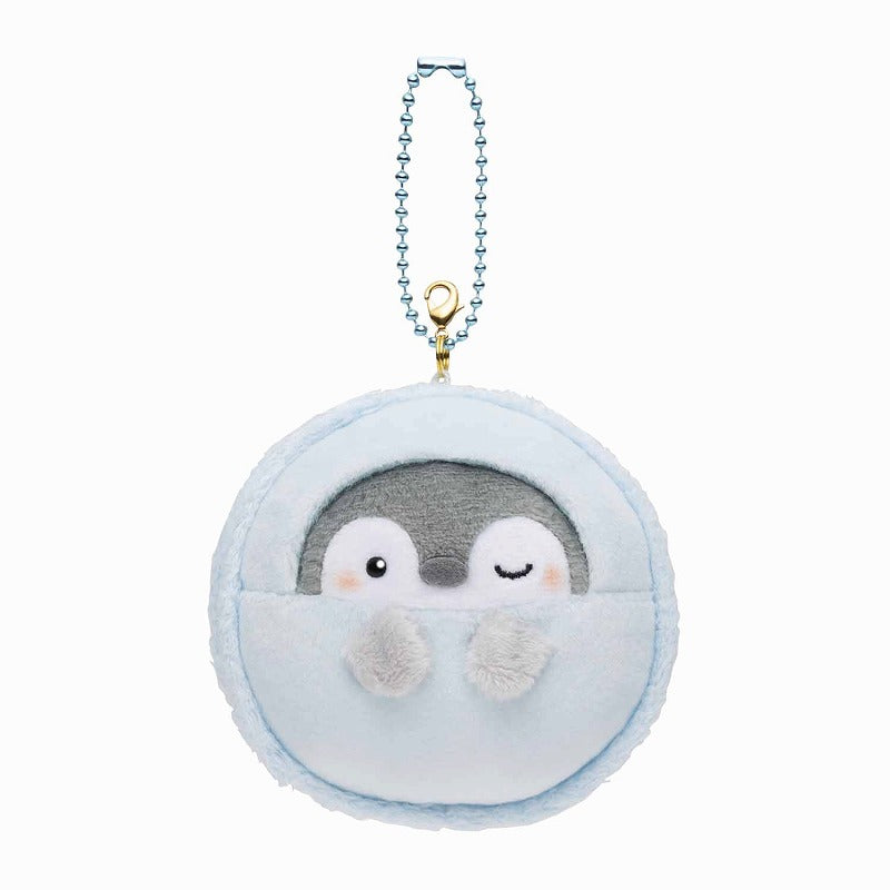 Koupen chan Macaron Plush Toy Keychain - Blue