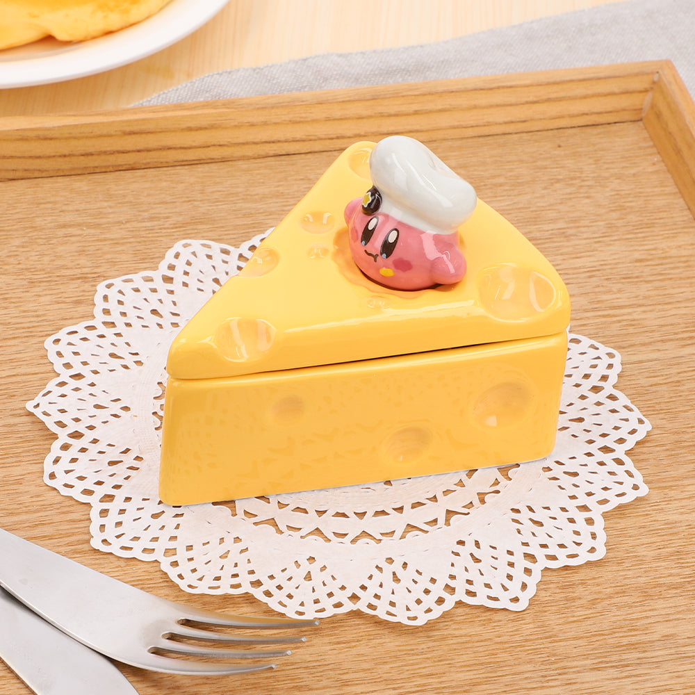 Kirby on Cheese Ceramic Lid Canister - Exclusive from the Official Kirby Cafe