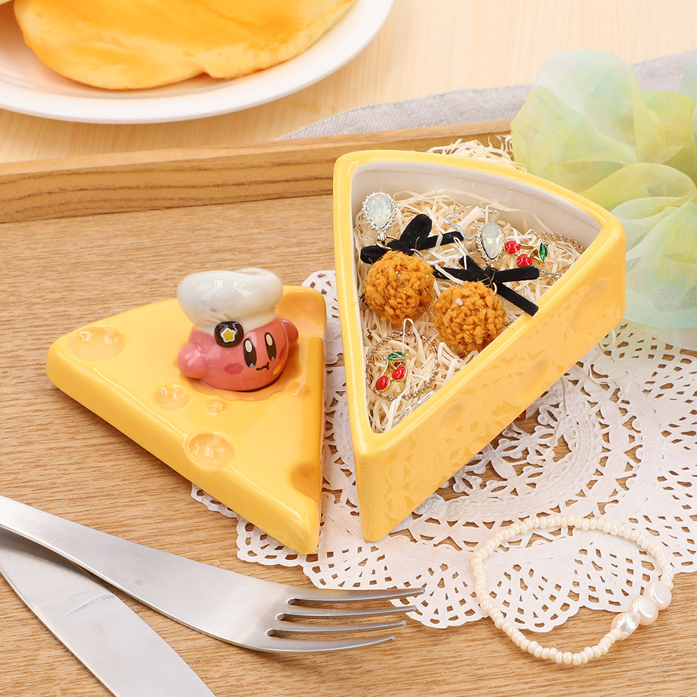 Kirby on Cheese Ceramic Lid Canister - Exclusive from the Official Kirby Cafe