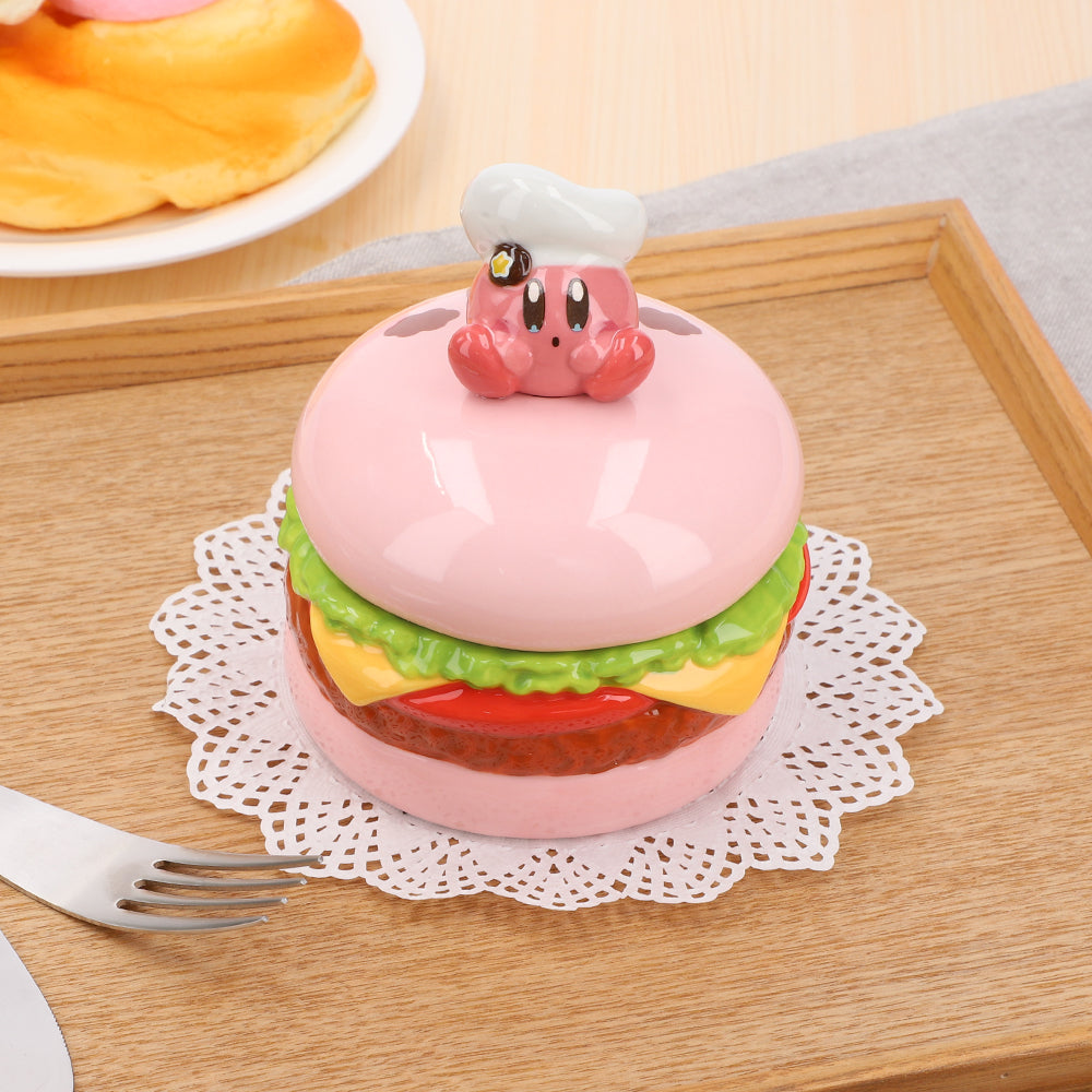 Kirby Burger Designed Ceramic Canister - Exclusive from the Official Kirby Cafe