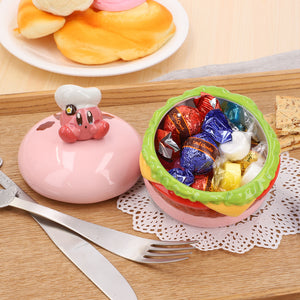 Kirby Burger Designed Ceramic Canister - Exclusive from the Official Kirby Cafe