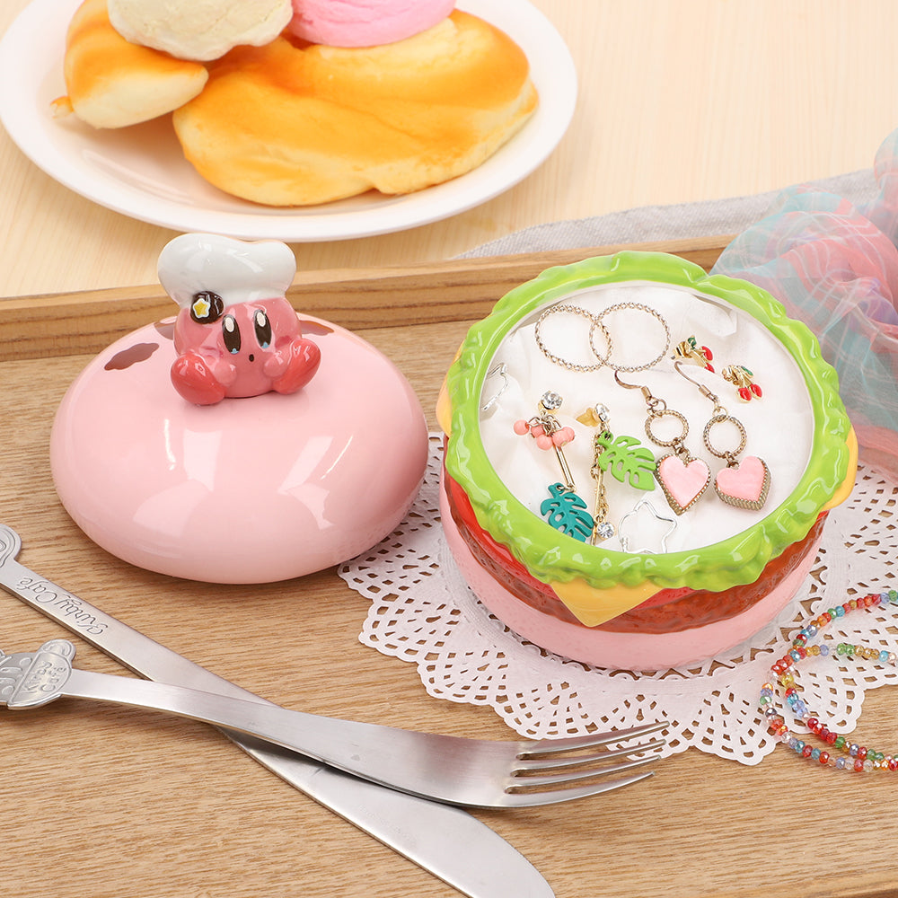 Kirby Burger Designed Ceramic Canister - Exclusive from the Official Kirby Cafe