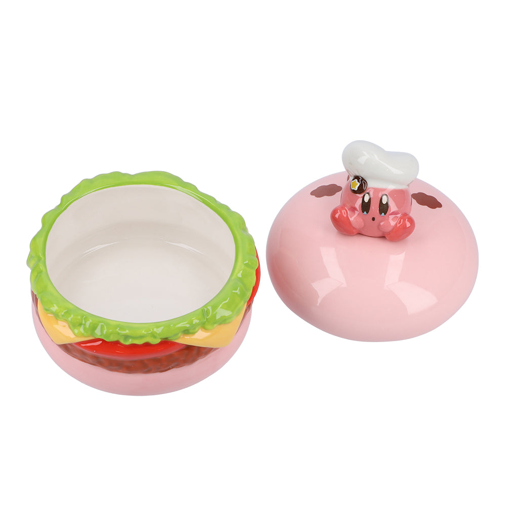 Kirby Burger Designed Ceramic Canister - Exclusive from the Official Kirby Cafe