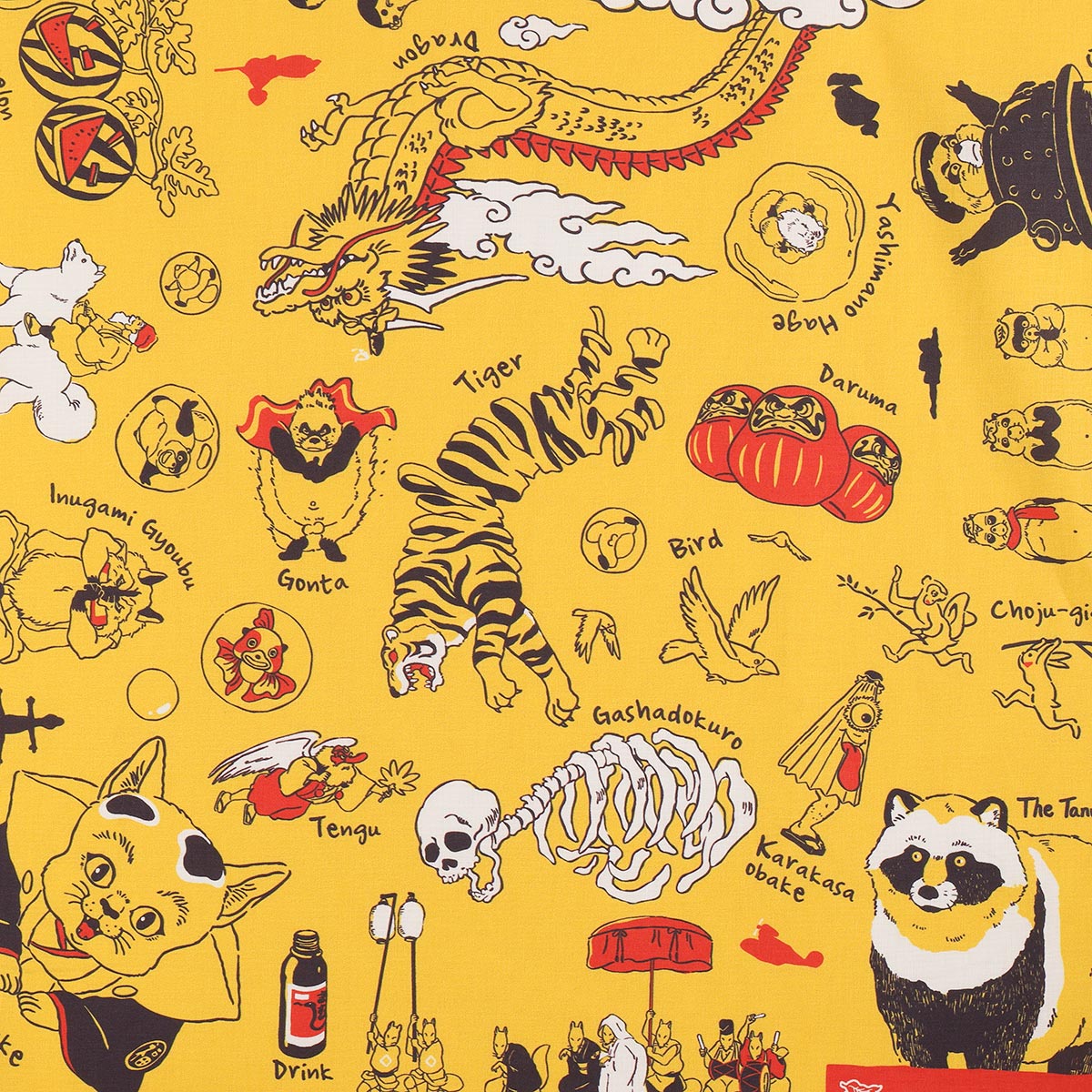 Pom Poko Bandana Yellow 4990593495085
