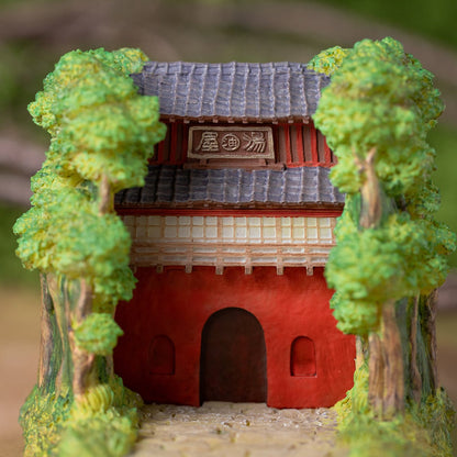 Donguri Republic Spirited Away Stone Statue Tunnel Diorama Tray 4990593563388