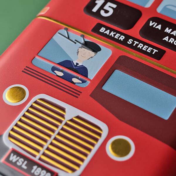 Walkers London Bus Tin Shortbread 250g Christmas