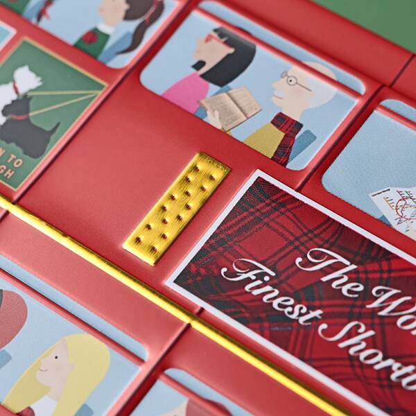 Walkers London Bus Tin Shortbread 250g Christmas
