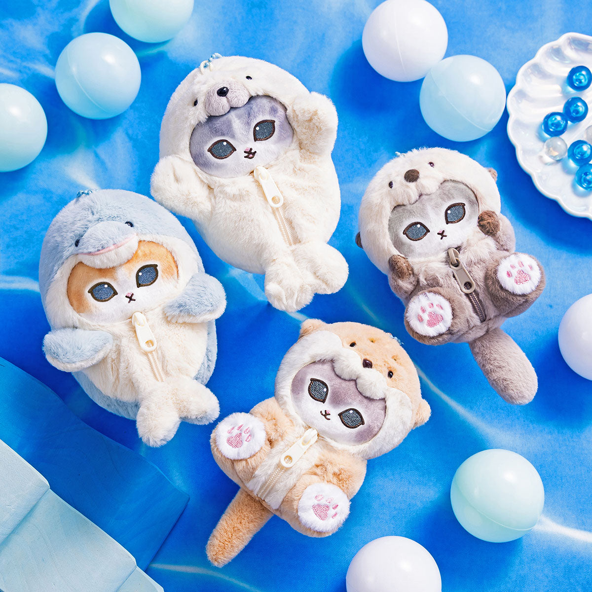 mofusand Fluffy Sea Creatures Mascot Otter Cat 4571609407119