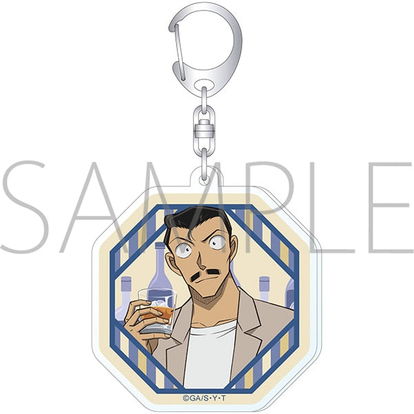 Detective Conan Acrylic Keychain (Kogoro Mori)