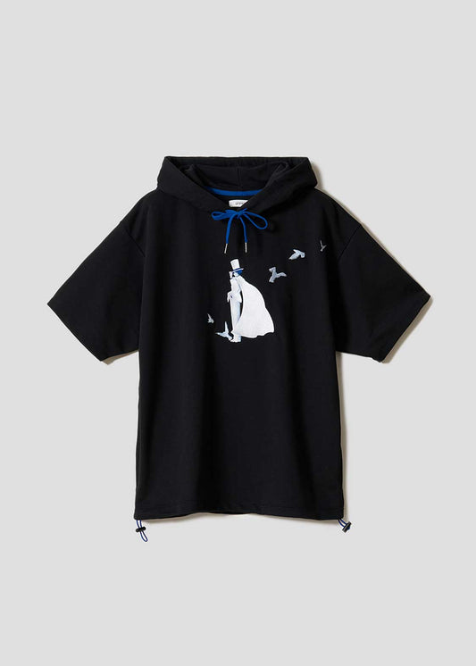 Detective Conan The Magician Under the Moonlight Big Silhouette Hoodie