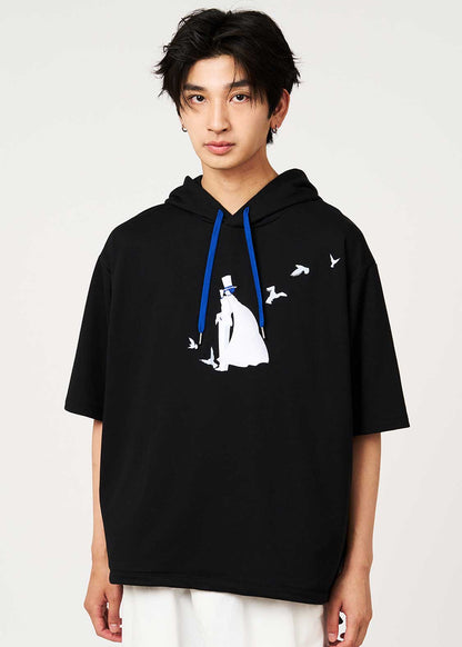 Detective Conan The Magician Under the Moonlight Big Silhouette Hoodie