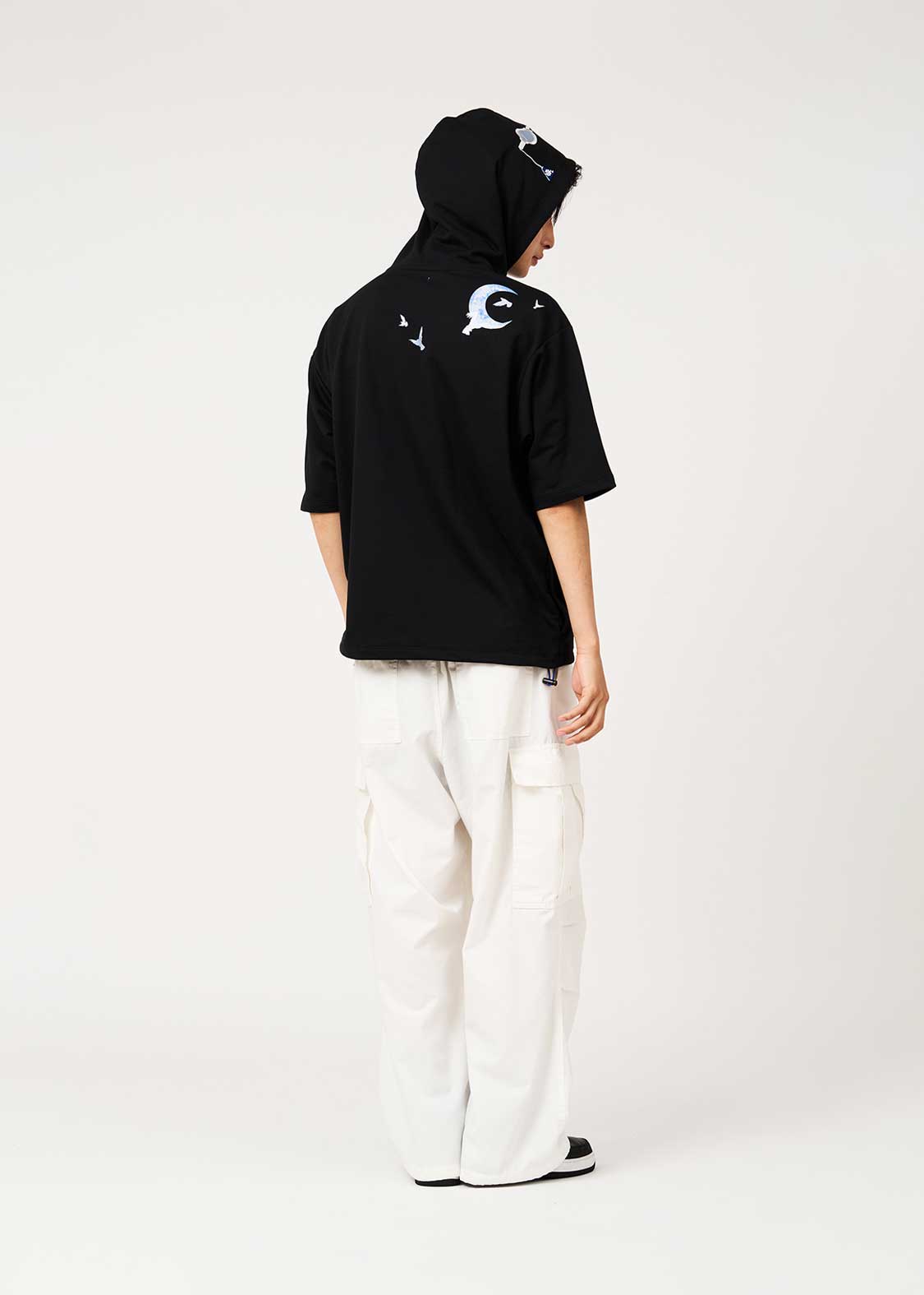 Detective Conan The Magician Under the Moonlight Big Silhouette Hoodie