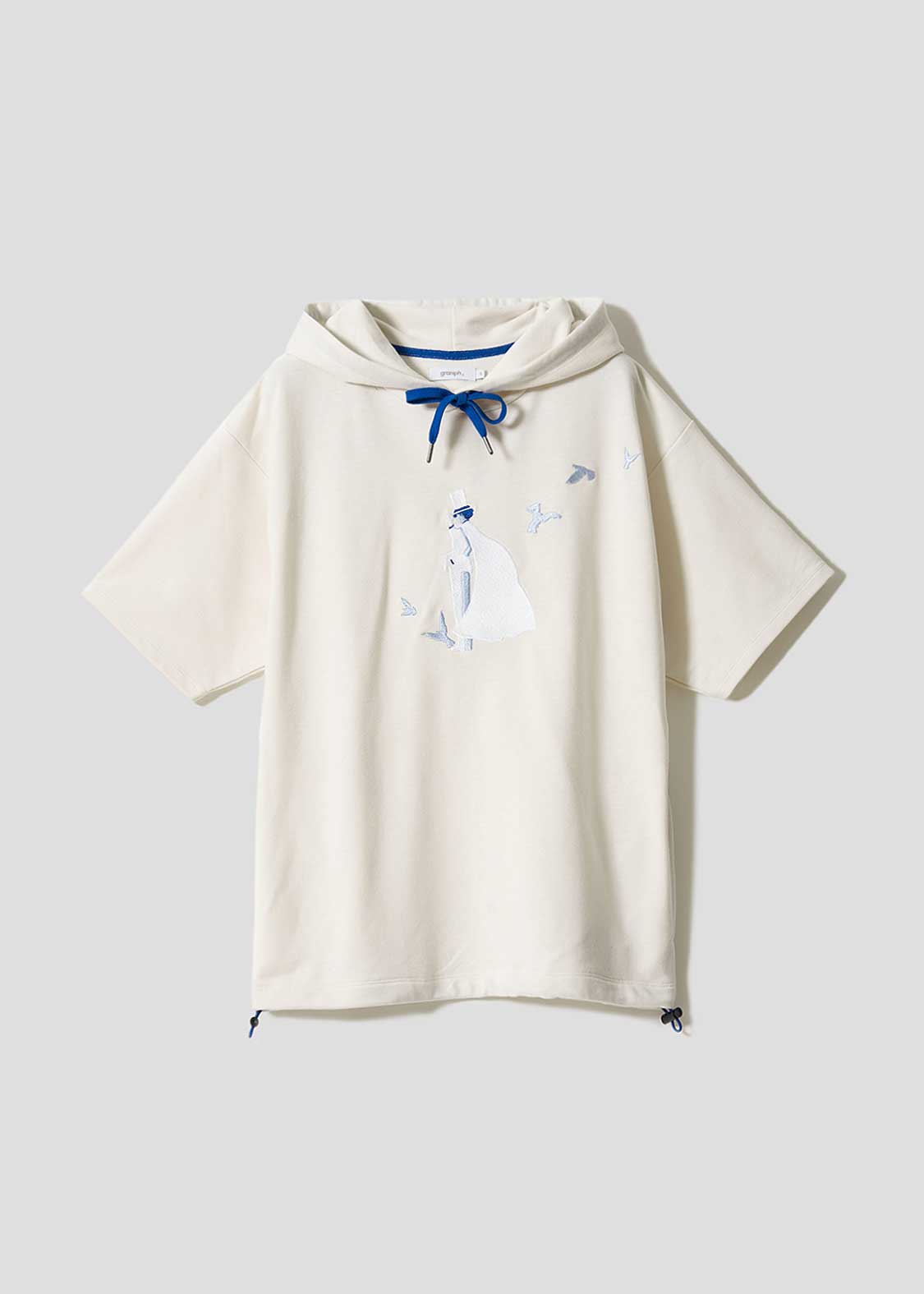 Graniph Detective Conan The Magician Under the Moonlight Short-Sleeve Hoodie