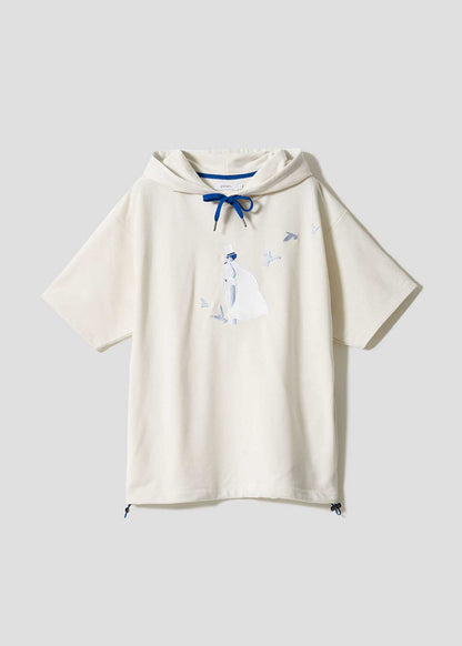 Graniph Detective Conan The Magician Under the Moonlight Short-Sleeve Hoodie