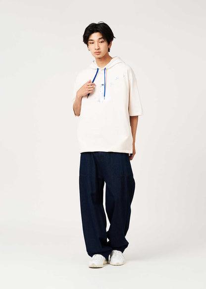 Graniph Detective Conan The Magician Under the Moonlight Short-Sleeve Hoodie