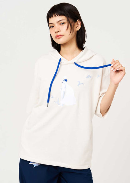 Graniph Detective Conan The Magician Under the Moonlight Short-Sleeve Hoodie