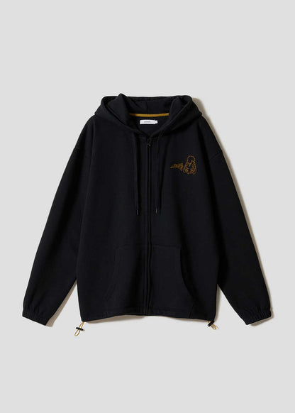 Graniph Detective Conan The Black Knight Zip Hoodie Black