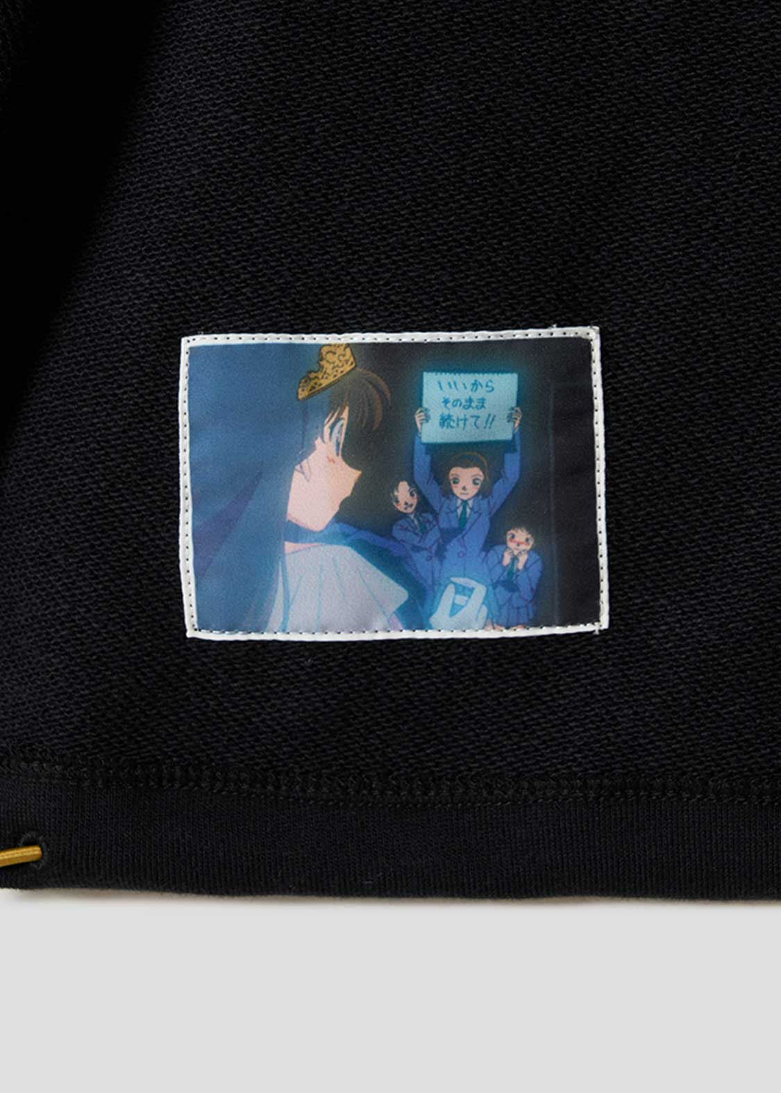 Graniph Detective Conan The Black Knight Zip Hoodie Black