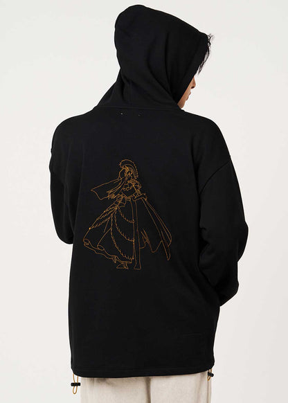 Graniph Detective Conan The Black Knight Zip Hoodie Black