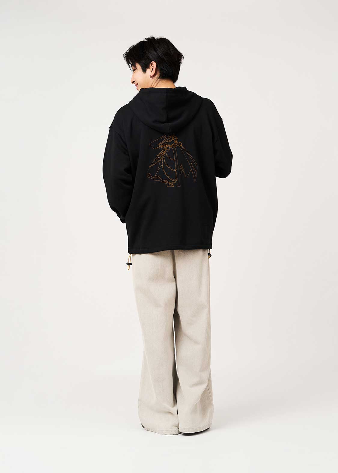 Graniph Detective Conan The Black Knight Zip Hoodie Black