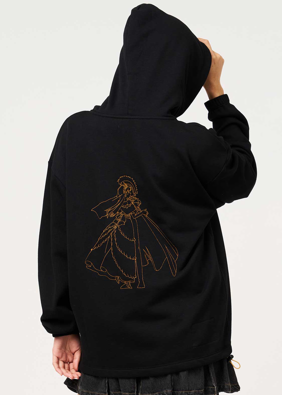 Graniph Detective Conan The Black Knight Zip Hoodie Black