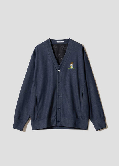 Graniph Detective Conan Double-Faced Cardigan The Shrunken Detective Unisex Navy