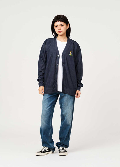 Graniph Detective Conan Double-Faced Cardigan The Shrunken Detective Unisex Navy