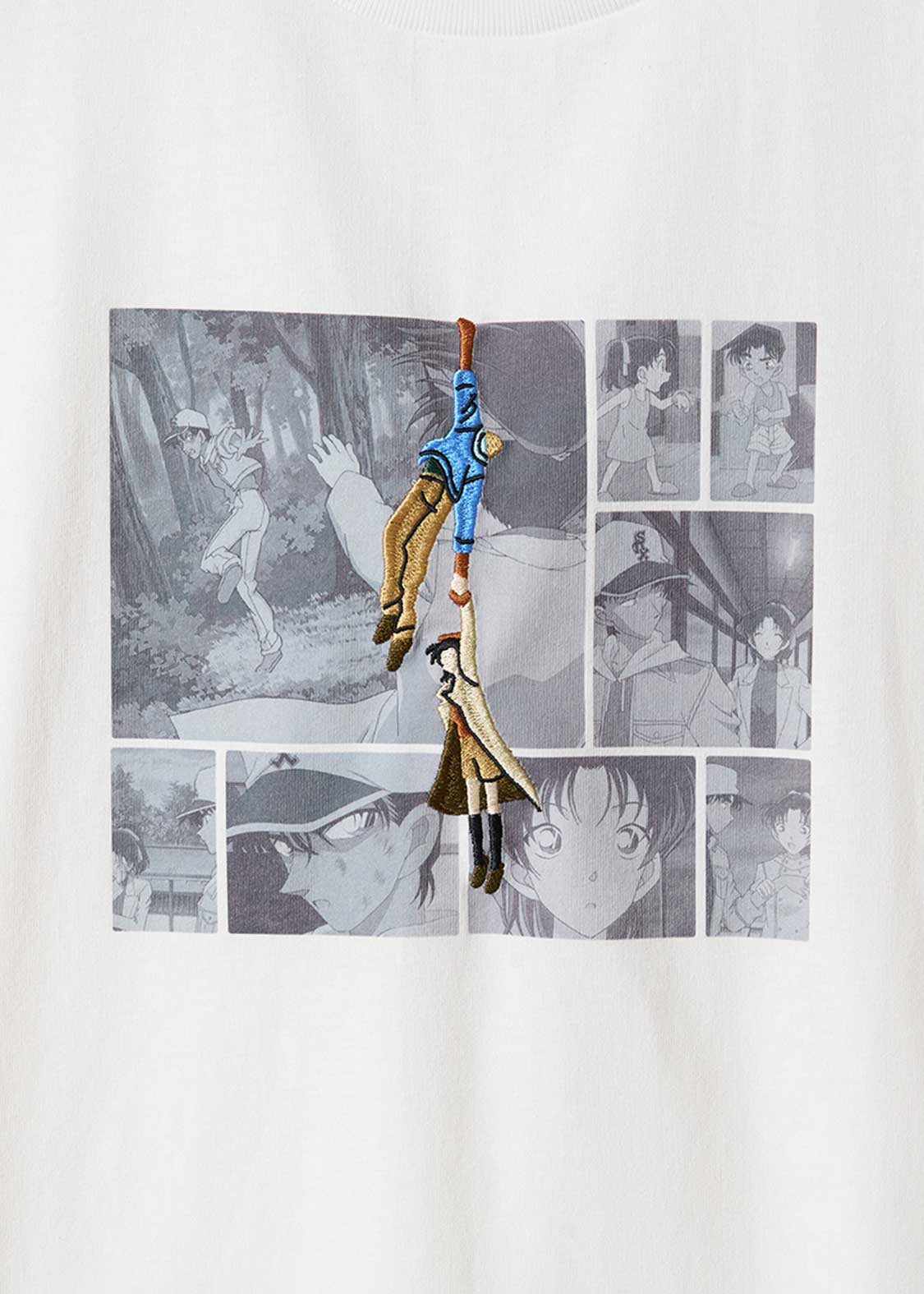 Detective Conan The Bond Between Two People Big Silhouette T-Shirt Unisex