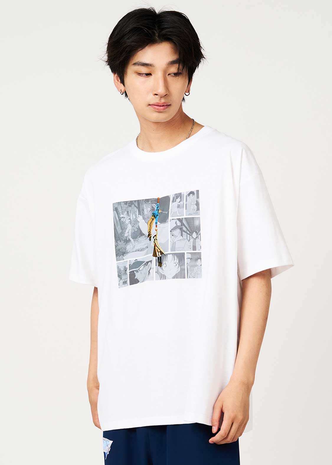 Detective Conan The Bond Between Two People Big Silhouette T-Shirt Unisex