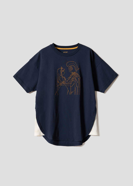 Graniph Detective Conan The Black Knight Side Gazette T-Shirt
