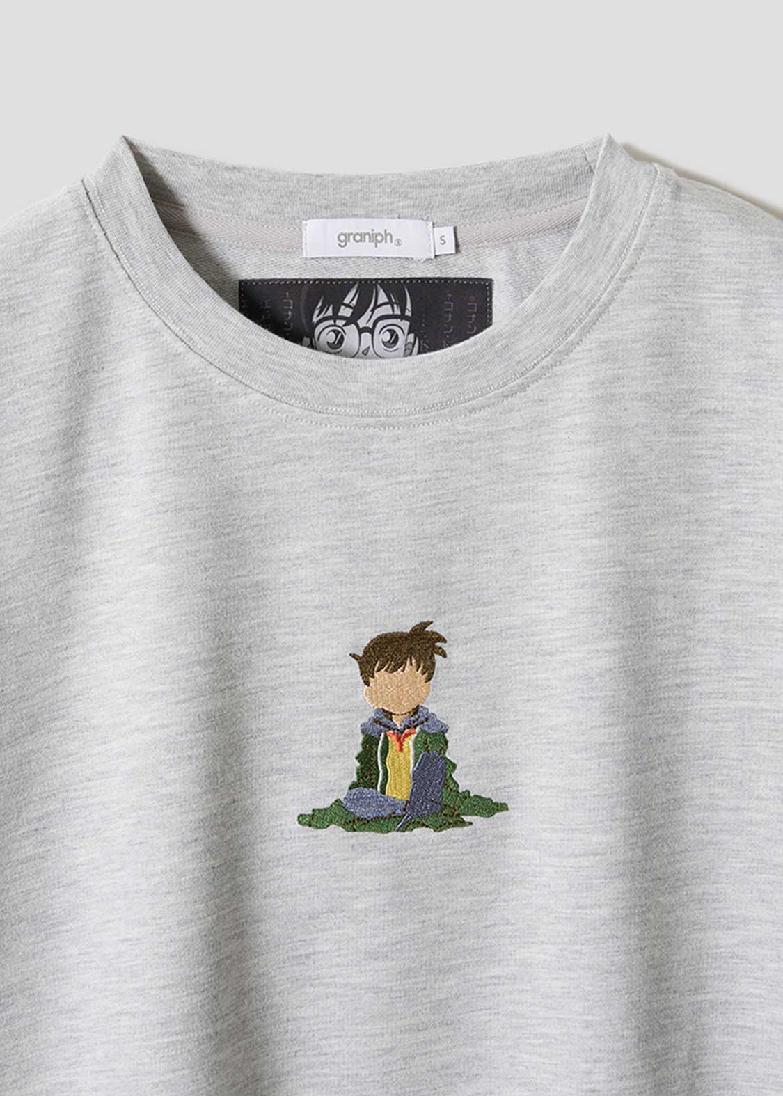Graniph Detective Conan The Shrunken Detective Short Sleeve Sweatshirt