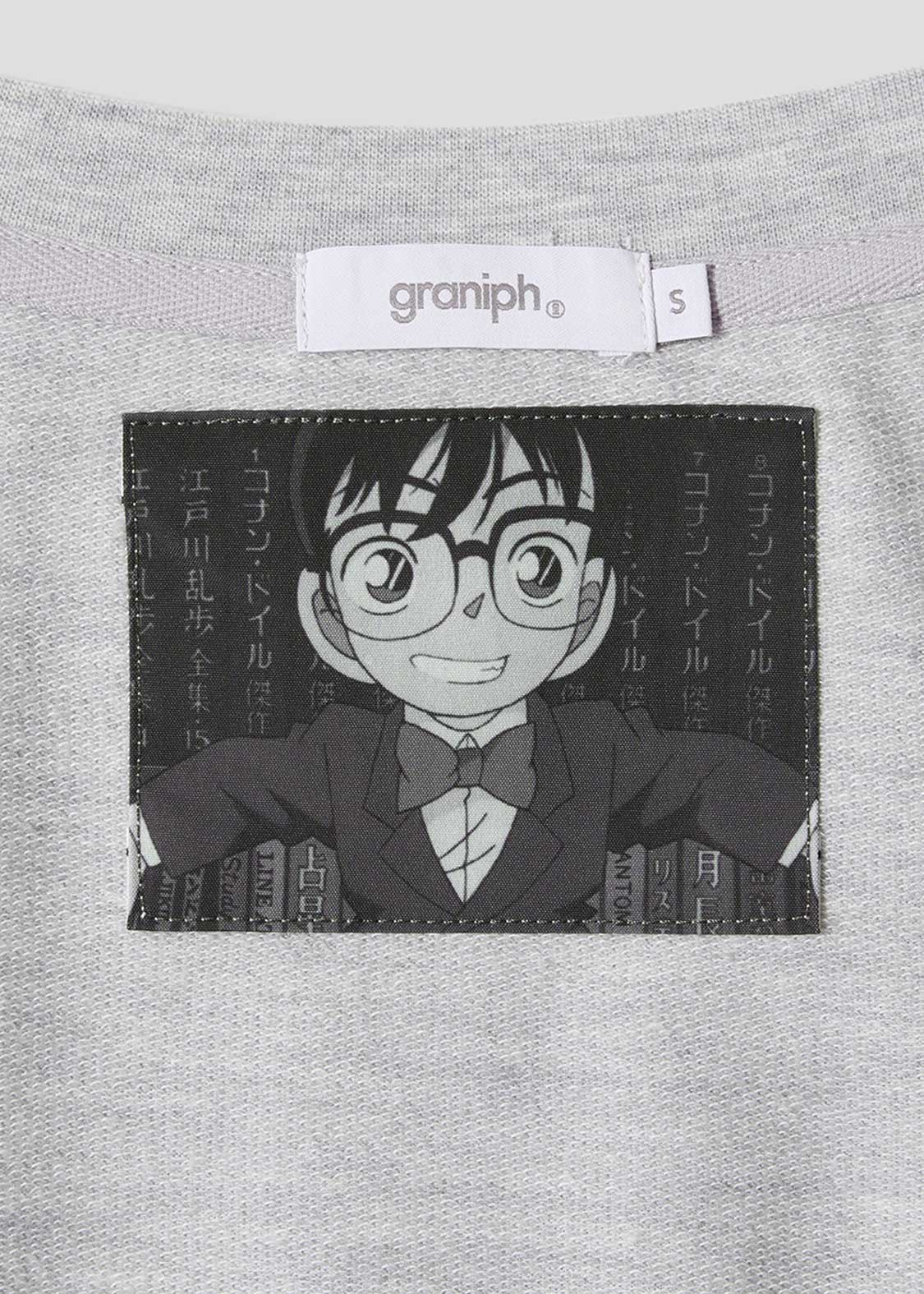 Graniph Detective Conan The Shrunken Detective Short Sleeve Sweatshirt