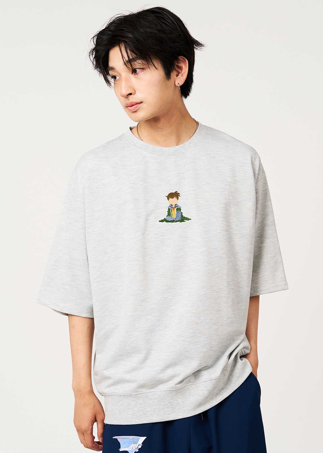 Graniph Detective Conan The Shrunken Detective Short Sleeve Sweatshirt
