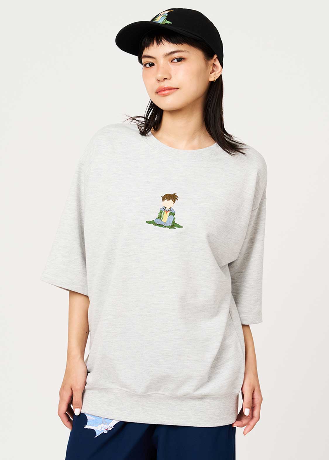 Graniph Detective Conan The Shrunken Detective Short Sleeve Sweatshirt