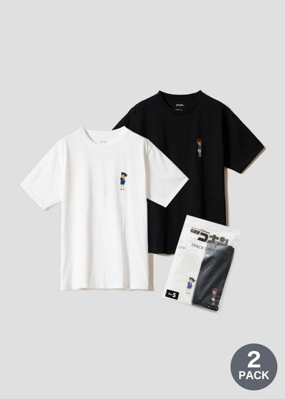 Detective Conan 2-Pack Icon T-Shirt Unisex Black