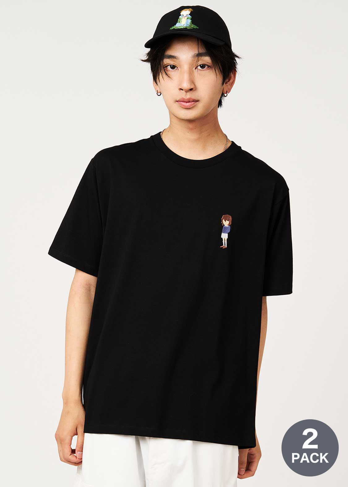 Detective Conan 2-Pack Icon T-Shirt Unisex Black