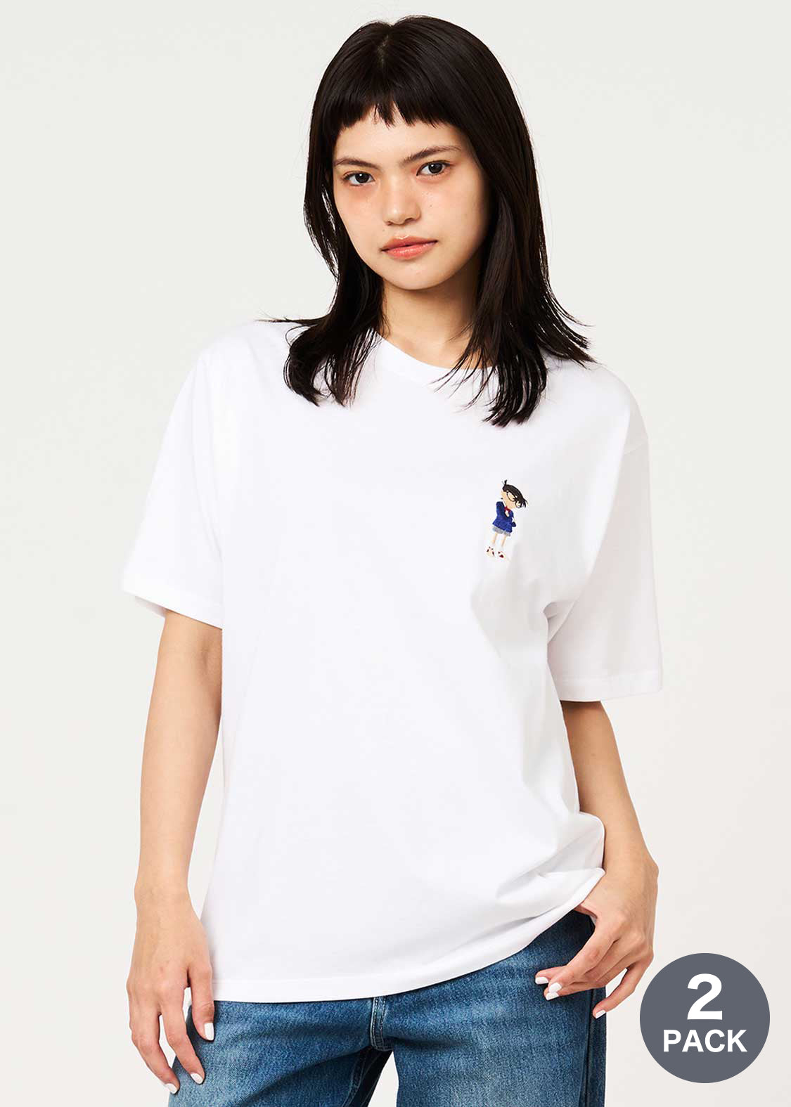 Detective Conan 2-Pack Icon T-Shirt Unisex Black