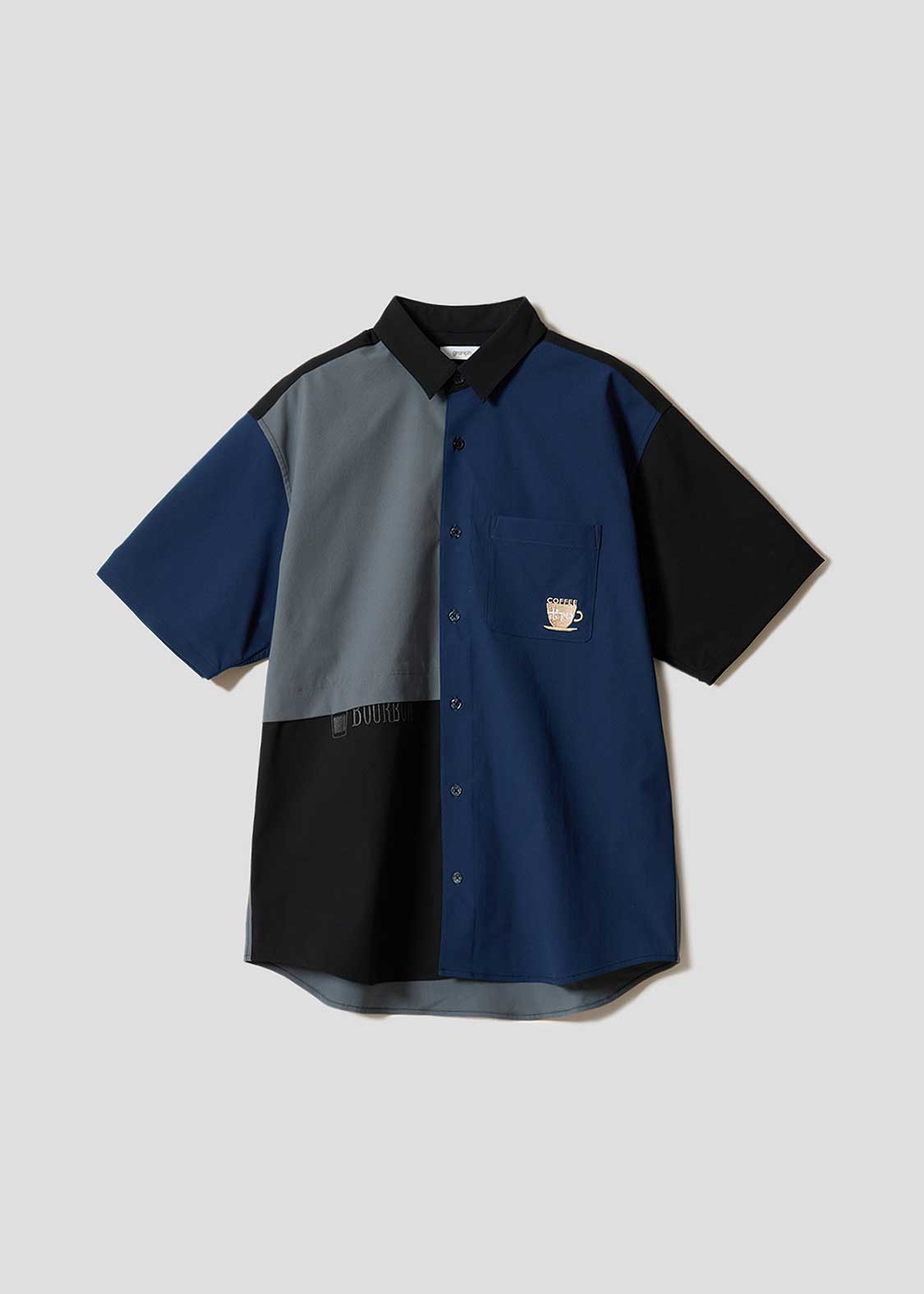 Graniph Detective Conan Triple Face Loose Fit Short-Sleeve Shirt