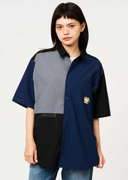 Graniph Detective Conan Triple Face Loose Fit Short-Sleeve Shirt