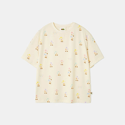 Gelato Pique Super Mario Men's Toad Yoshi T-Shirt CRM VM_NSJ_8_BHAM6