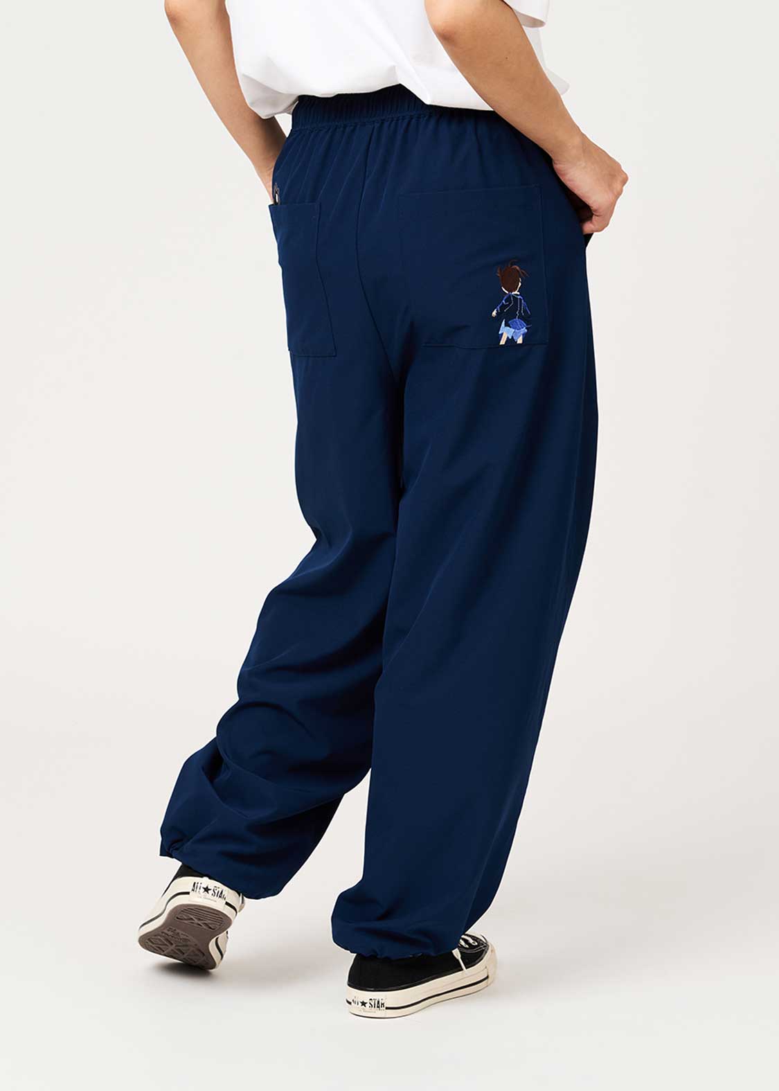 Graniph Detective Conan Easy Pants Kaito Kid Design Unisex Navy