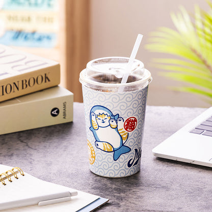 Mofusand Board Shark 2-Way Insulated Stainless Steel Tumbler