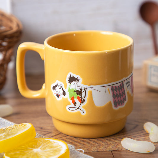 Ghibli Characters Ceramic Mug Howl's Moving Castle