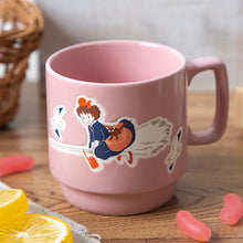 قم بتحميل الصورة في عارض الصور، Ghibli Characters Ceramic mug Kiki&#39;s Delivery Service
