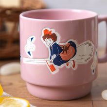 قم بتحميل الصورة في عارض الصور، Ghibli Characters Ceramic mug Kiki&#39;s Delivery Service