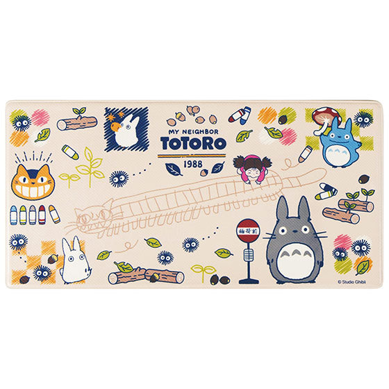 My Neighbor Totoro Drawing Long Mat 45x90cm Beige