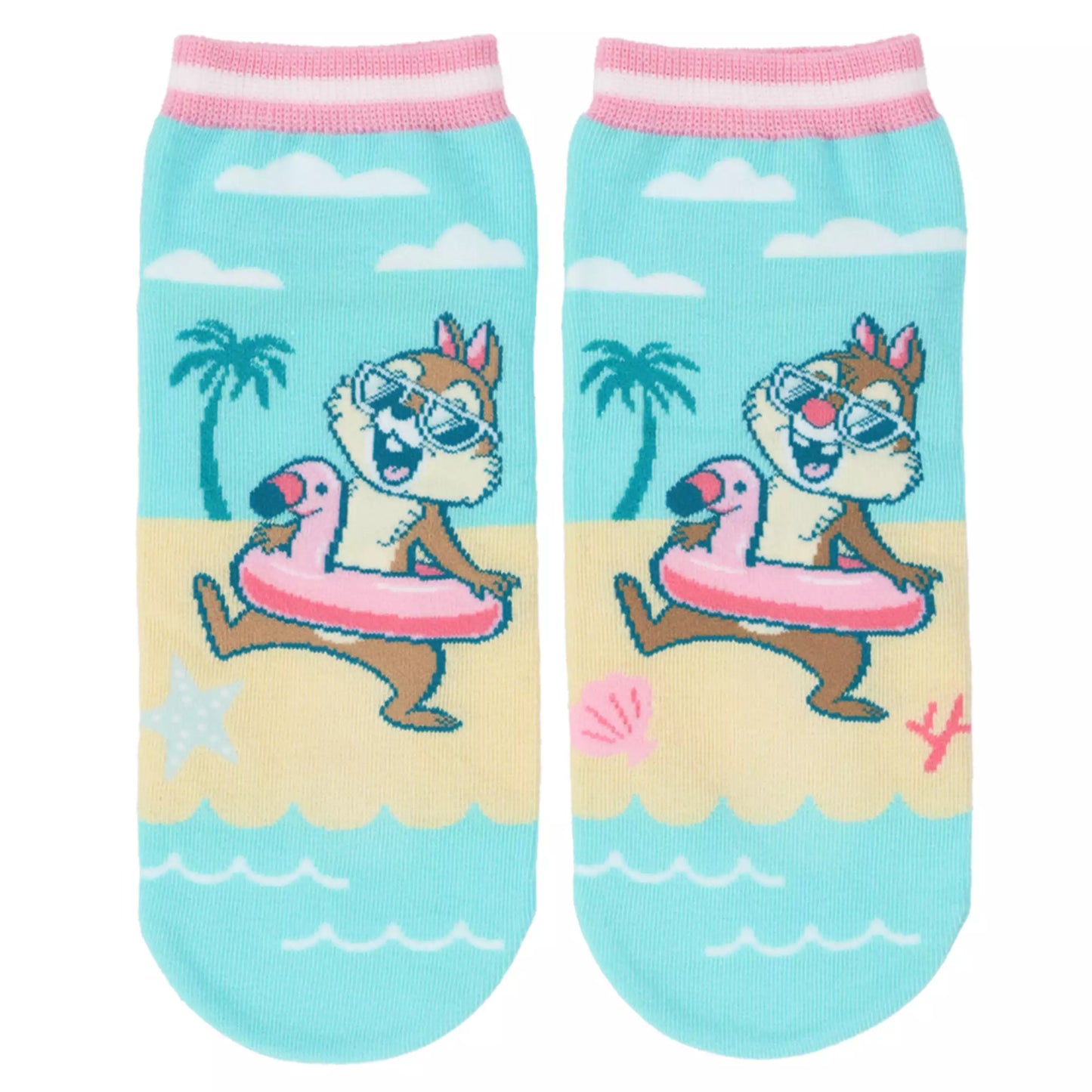 Set of 2 socks, 22-25cm, Mickey Mouse and Friends - Disney Store Japan