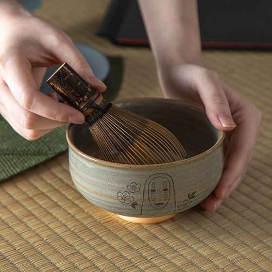 Studio Ghibli Spirited Away Matcha Bowl and Whisk Set No-Face